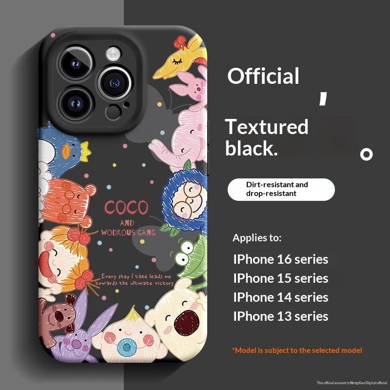 Compatible with the 5 Liquid Silicone 14 Plus Phone Case