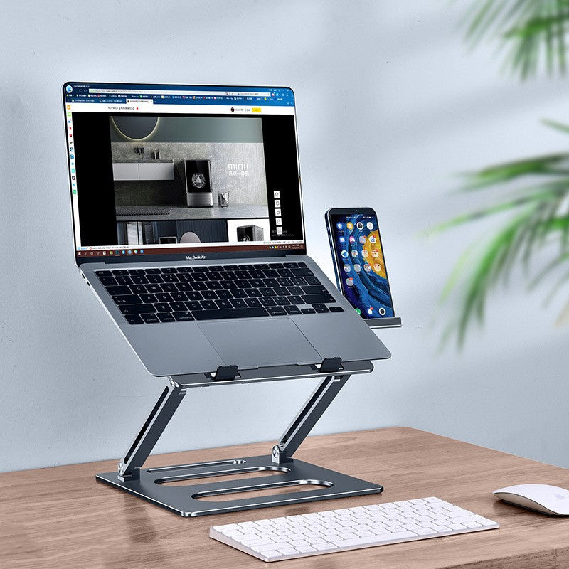 Table de levage réglable pour ordinateur portable en métal