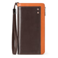 Full-grain leather retro wallet