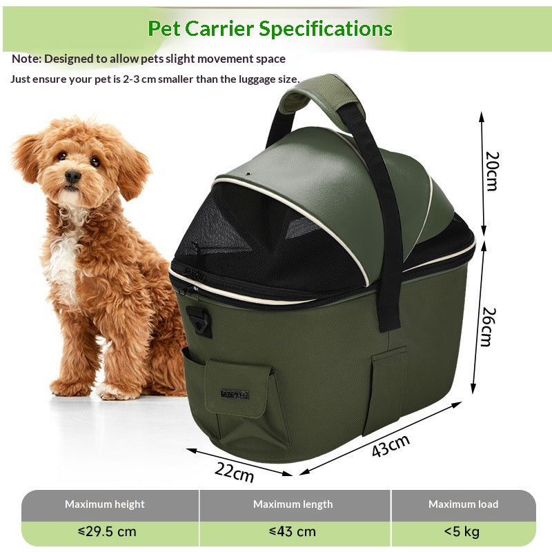 Panier d'animaux pour bicyclettes monté à l'arrière