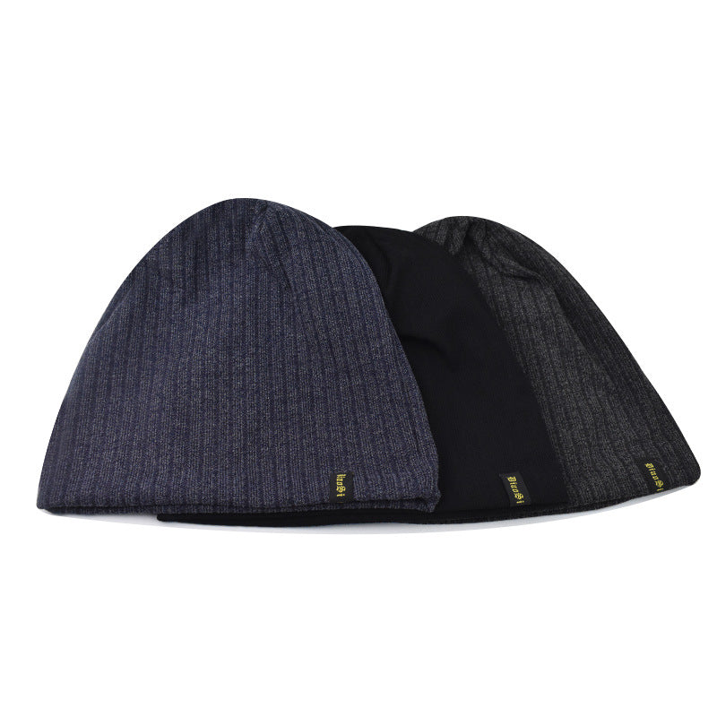 Baotou mince lettre Broderie tricotée Pile Hat