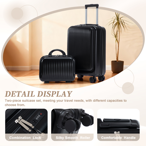 14inch 20inch 2 Pcs ensemble dans ABS Spinner
