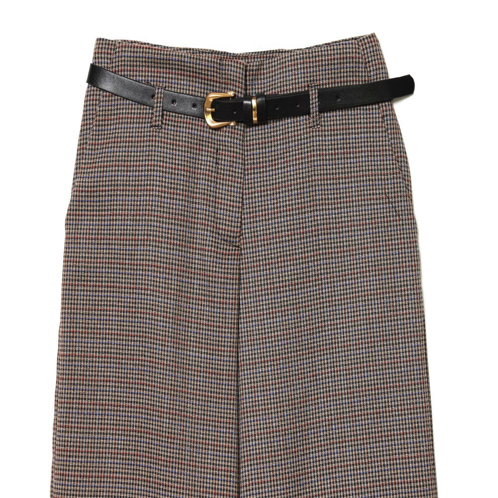Pantalon à jambes droites avec ceinture