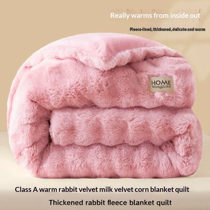 Insert de couette chauffante en peluche