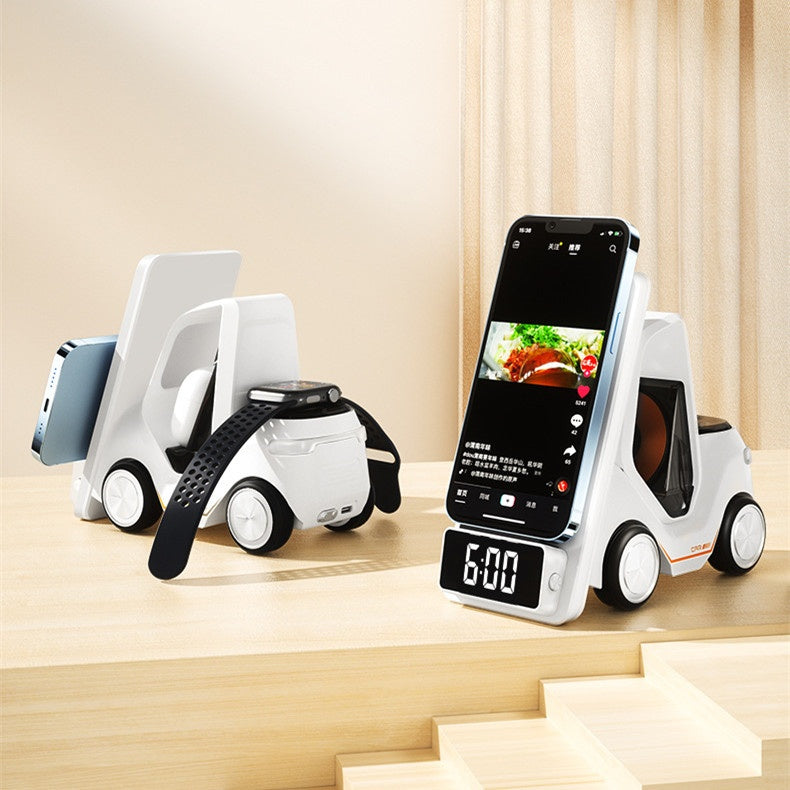 15W Bracket de recharge rapide d'appareils sans fil à trois en un