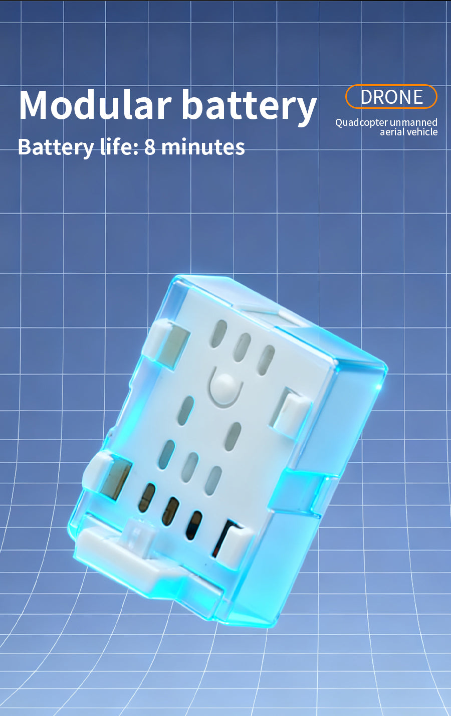 MINI - Bleu - Batterie unique