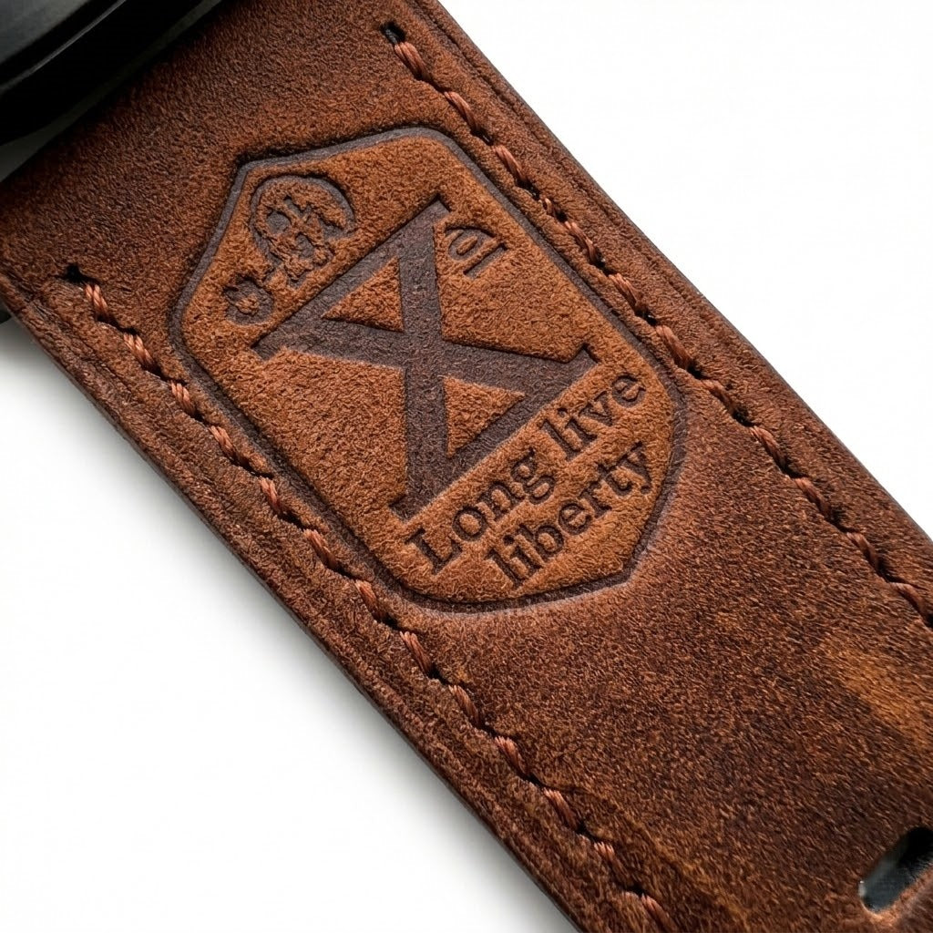Vintage Crazy Horse Bracelet de montre en cuir