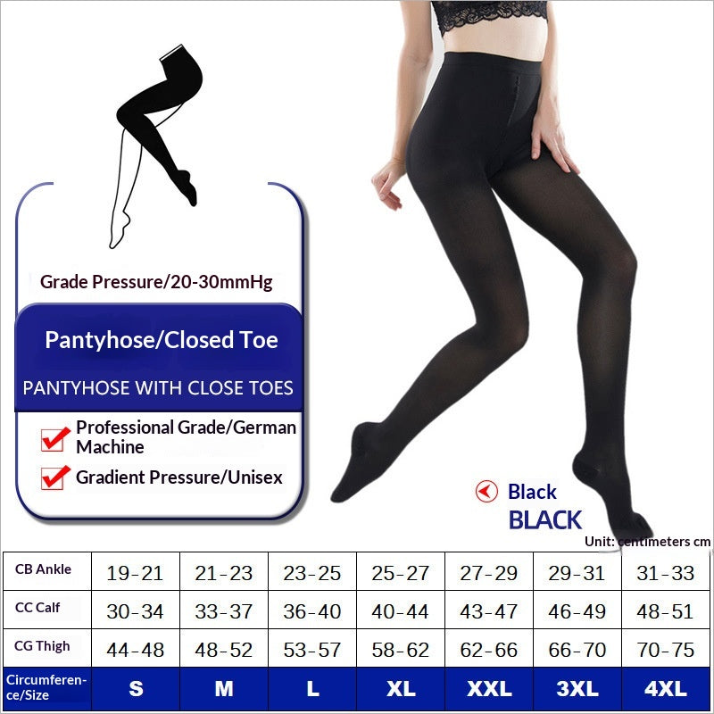 Chaussettes professionnelles de compression élastique Sports