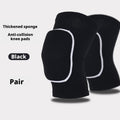 Éponge à genou-L-Black-Polyester-1 paire