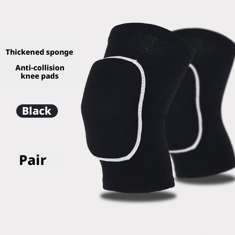 Éponge à genou-L-Black-Polyester-1 paire