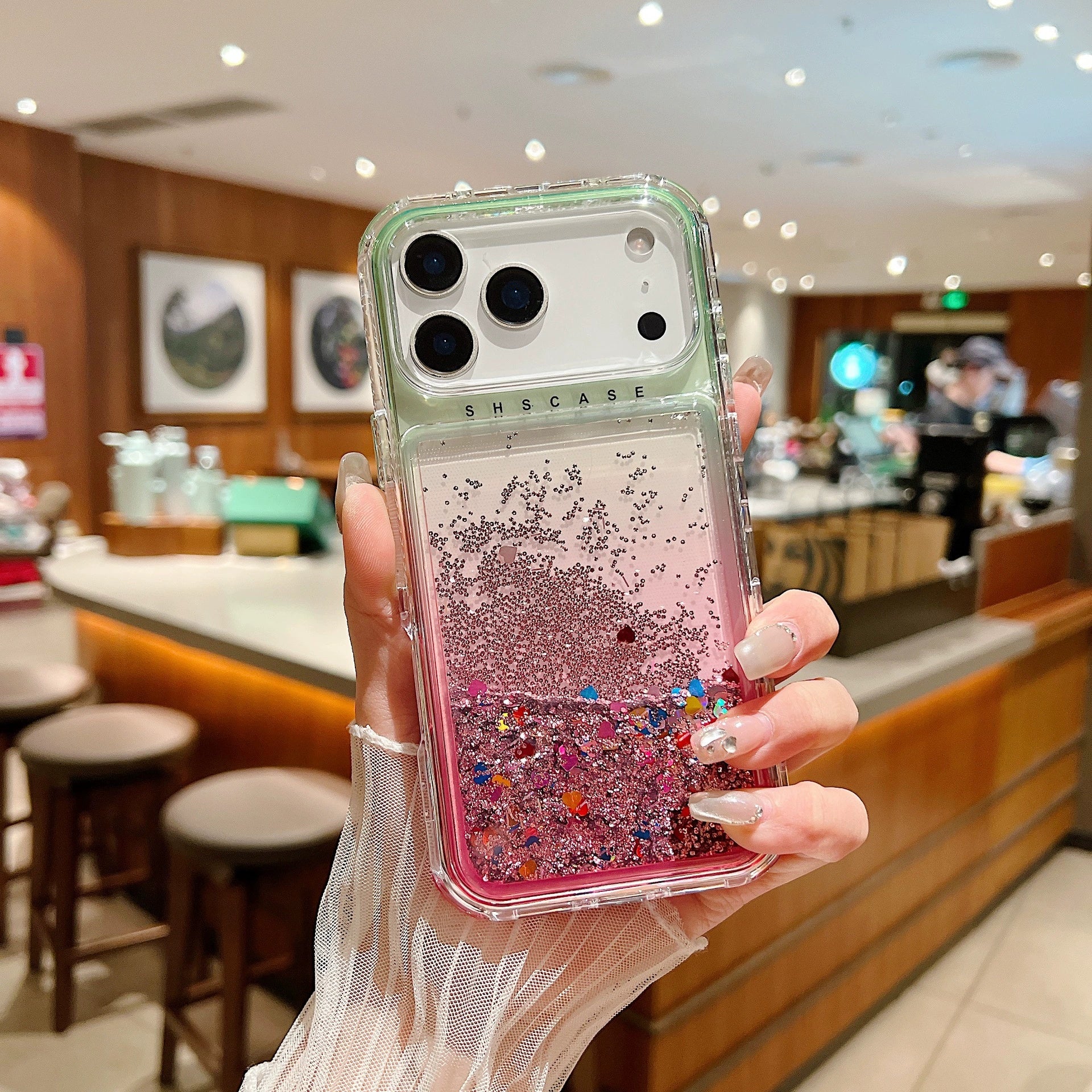 Coque de téléphone Dream Gradient Trois-en-un résistant à la goutte