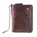 Fentes de cartes multiples Grande capacité deux fois Zipper cash and Card Versatile Bag