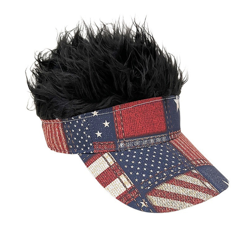 Cap de baseball 250e anniversaire de simulation Cap de baseball synthétique court Cap de baseball Spiked