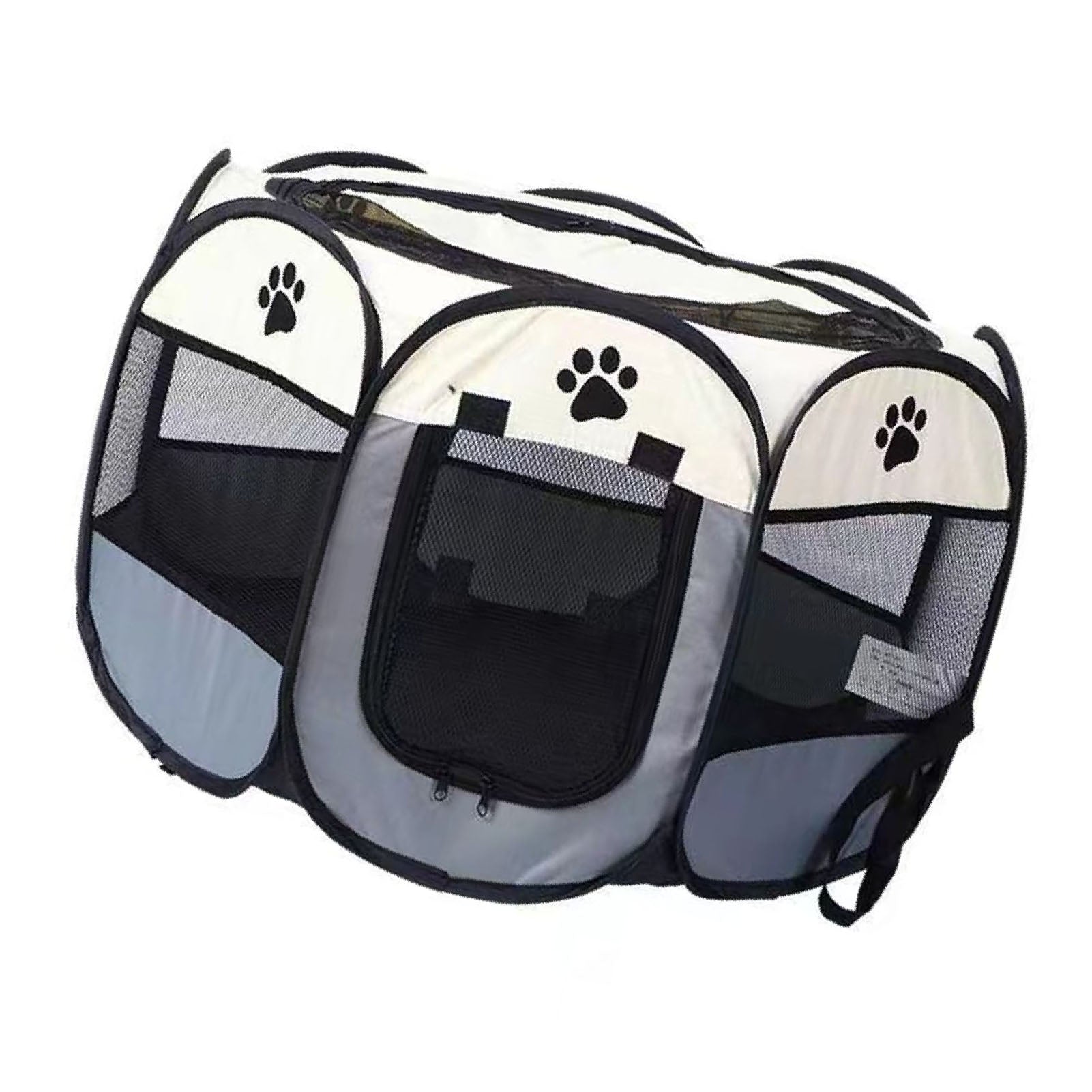 Portable Dog Crate Respirant Espace Spacieux Facile à nettoyer Enfermé pliable Soft Kennel F