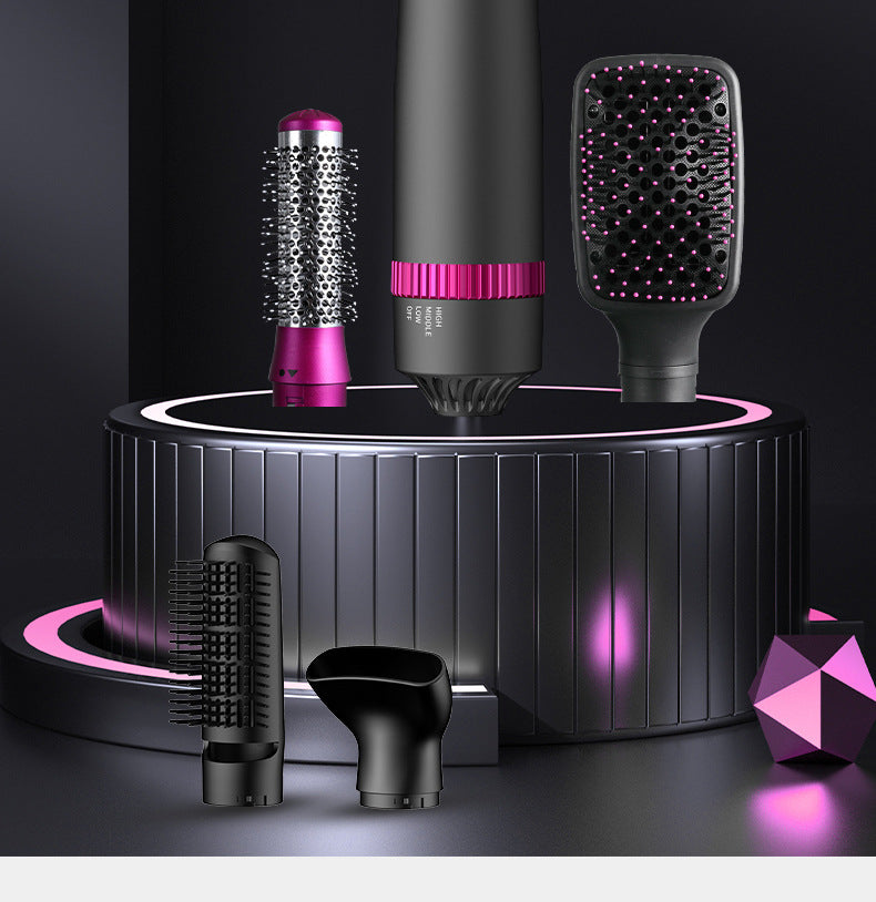 110V1200W Séchoir à cheveux multifonctionnel cinq en un pour cheveux droits et bouclés