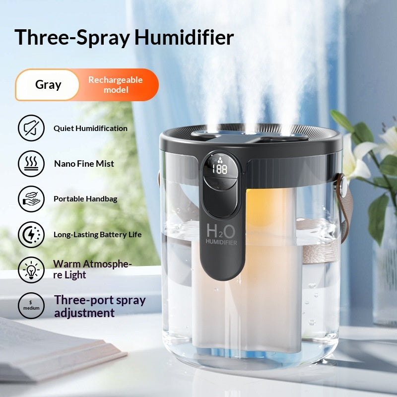 Humidificateur d'air ménager avec fonctionnement silencieux et une mauvaise capacité