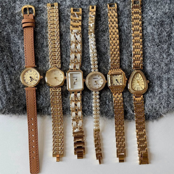 Montre à chaîne élégante de style vintage avec un design mode et Niche