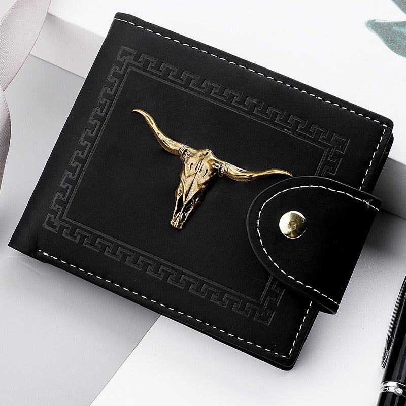Short hommes cartes multiples fentes Zipper Personality Wallet