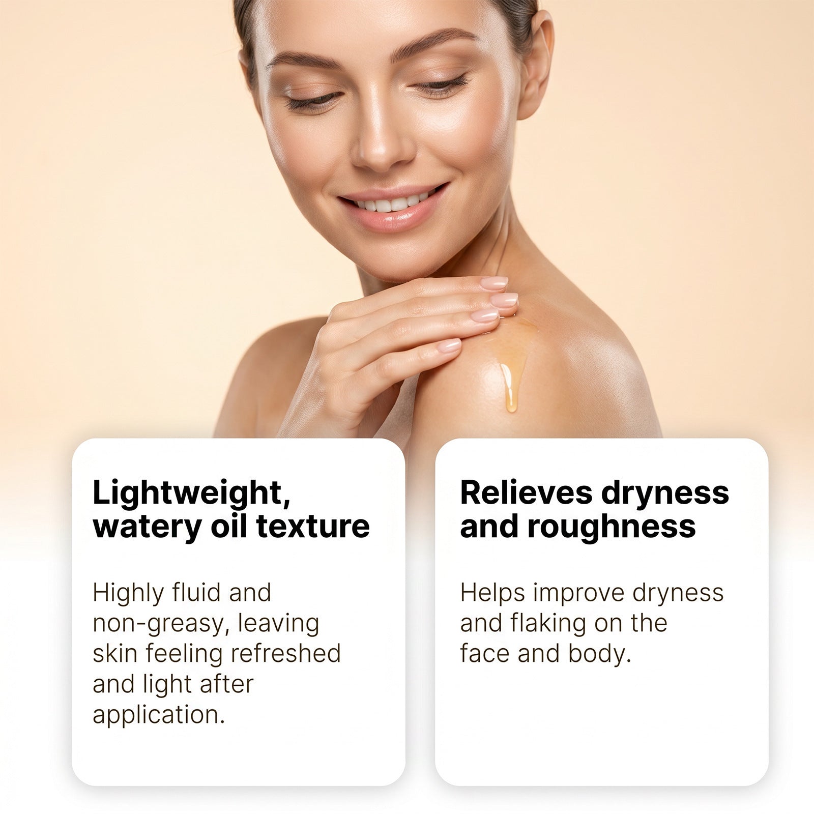 Huile hydratante pour soins de la peau