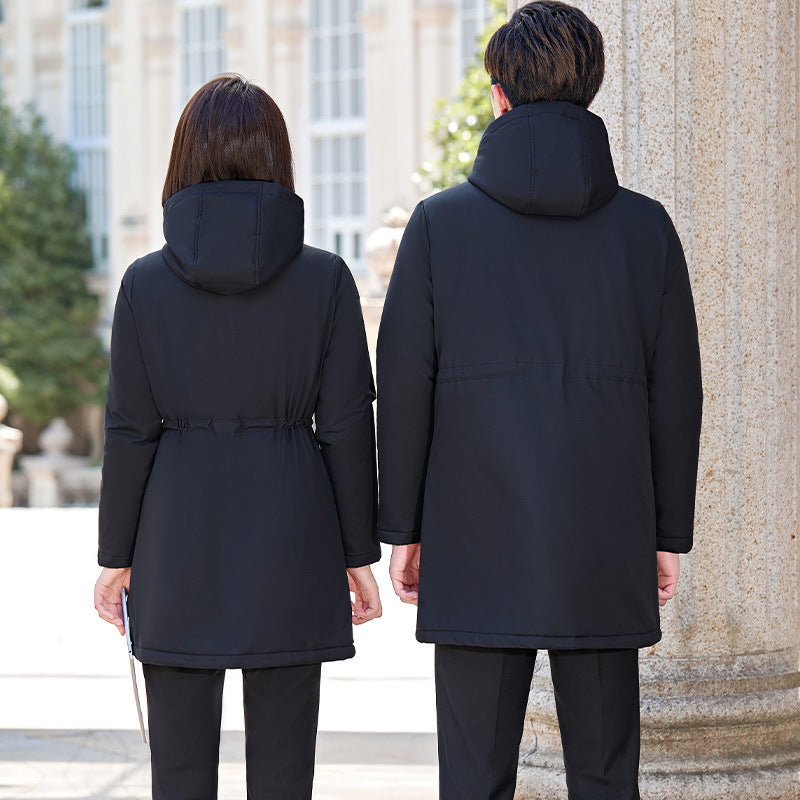Parka hommes et femmes épais coton rembourré vêtements hiver chaud vêtements Overa