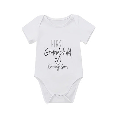 Baby Summer Short Sleeve Romper Bodysuit