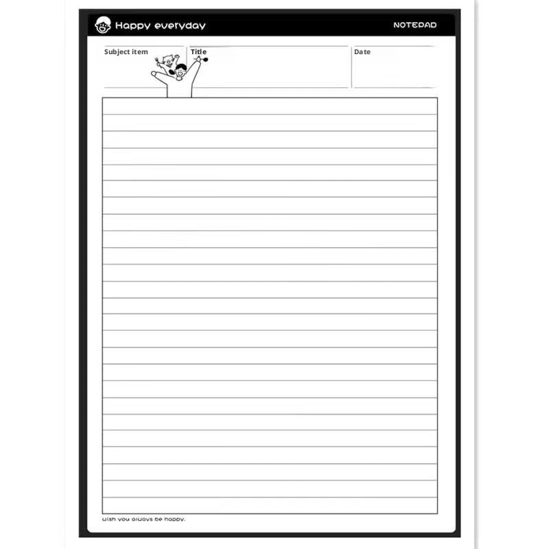 Ryan prend copie papier-exemplaire horizontal 30 feuilles-1 emballage copie-opp