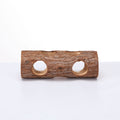 Hamster Pipe en bois massif Bird Platform Rabbit Molar Chiens et chats Toy Tree Tube