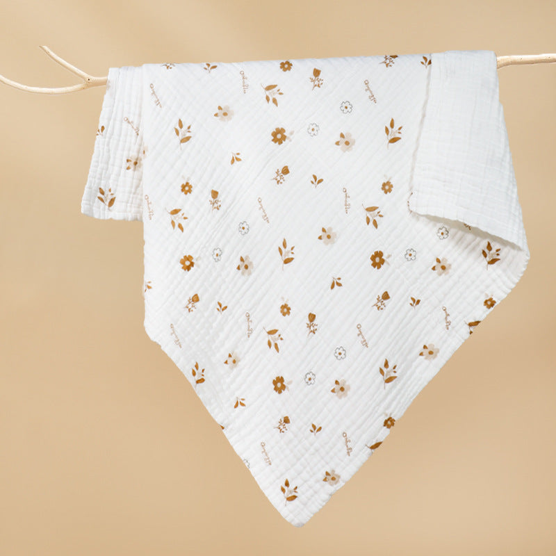 Couverture pour bébé imprimé en coton pur