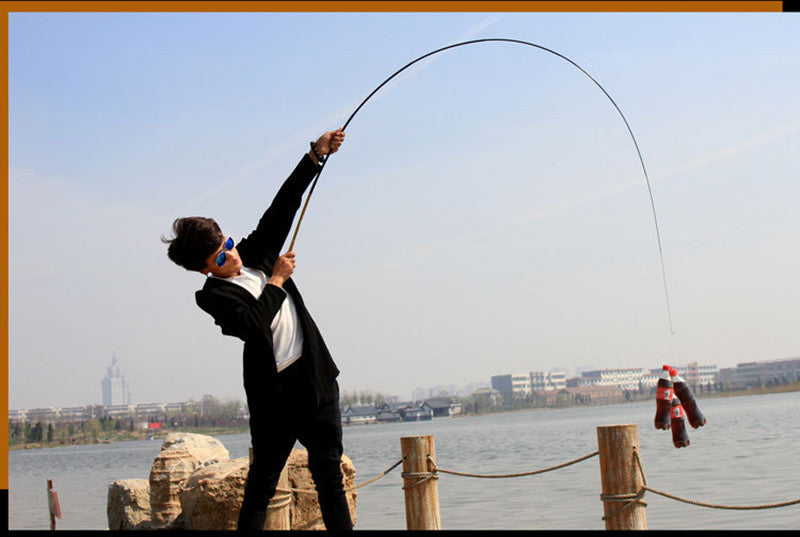 Pocket Super Court Section Pêche Rod Carbon Super Light