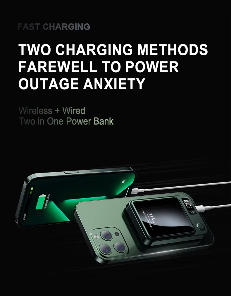 10 000 Mah Magnetische Kabellose Powerbank