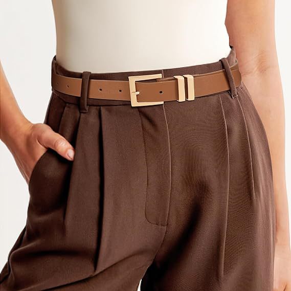 Trendy Slim Ceinture Luxueuse et élégante Versatile Pour Jeans et Robes