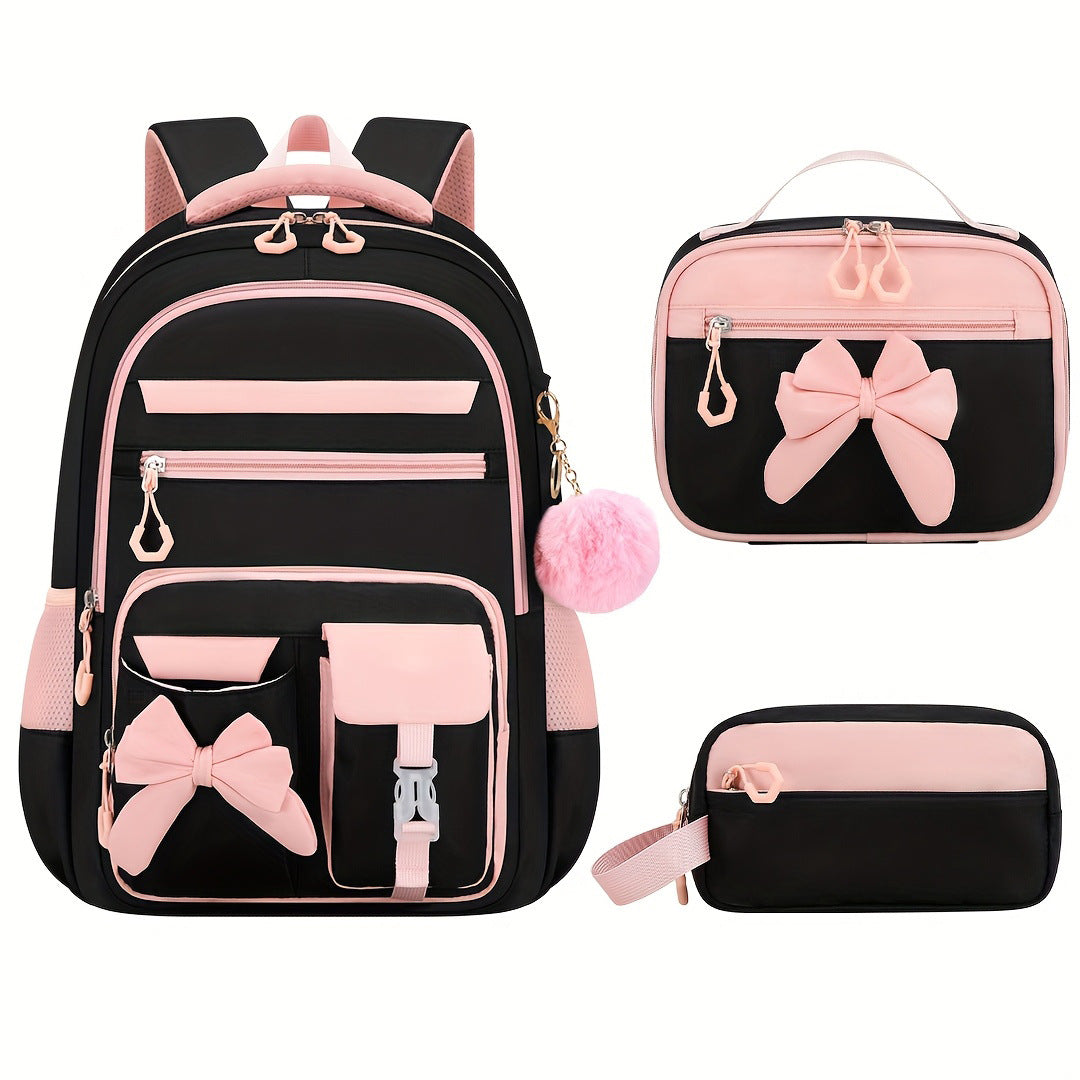 Tous Match Bowknot Sac à dos grande capacité pour les filles