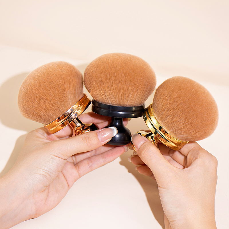 Brosse en poudre pour le corps de cou multifonctionnelle Brosse de maquillage souple surdimensionnée