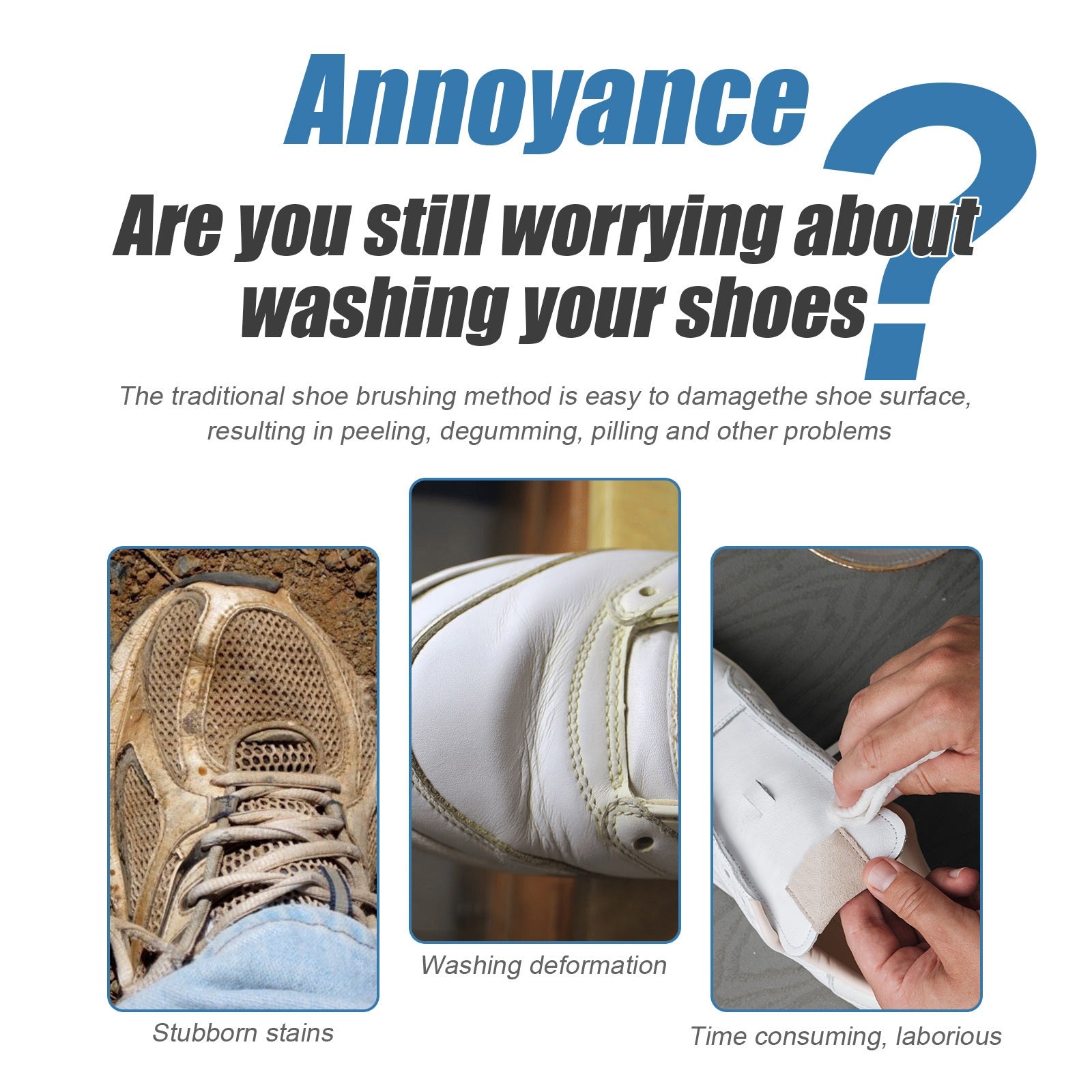 Multifonctionnel anti-jaune nettoyage blanc chaussures stain suppression