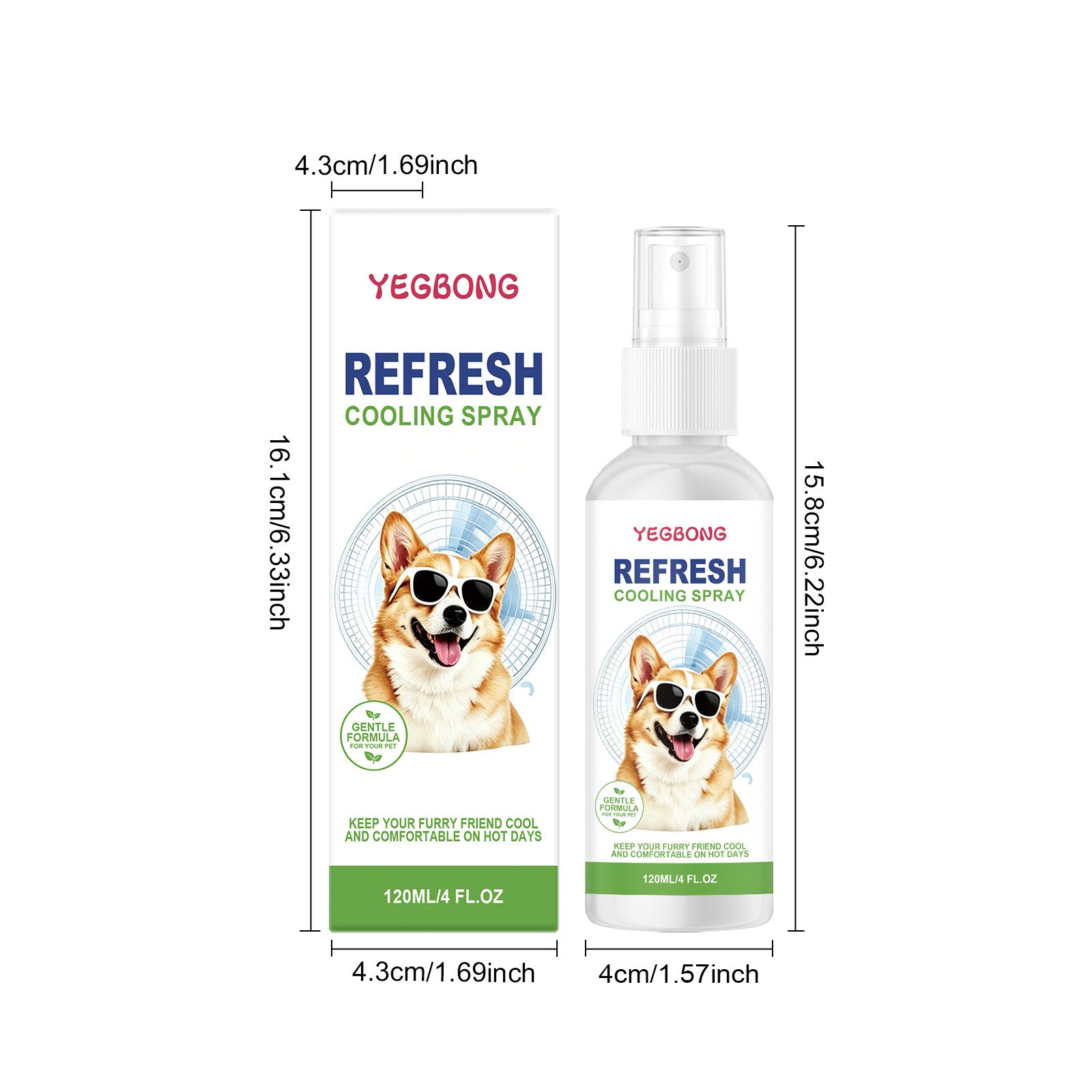 Vaporisateur de refroidissement pour animal de compagnie