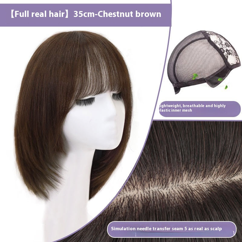 Fashion Naturelle Femme Perruque mi-longueur