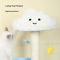 Blue Sky et White Cloud Plate-forme de repos intégrée U-Shaped Cat Tree