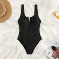 Maillot de bain simple à rayures en forme de figure