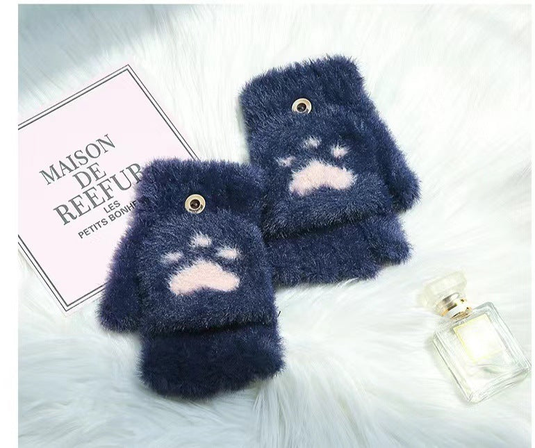 Gants de griffe de chat à moitié pointu