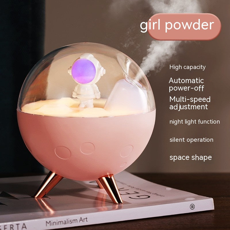 Chambre à coucher hydratant Usb Bureau sans fil Petit spray Spaceman Humidificateur