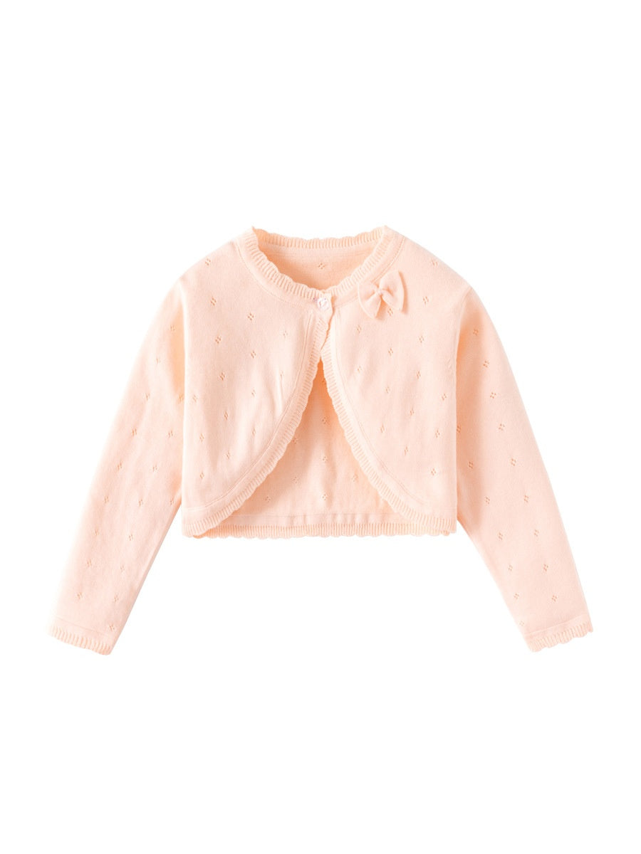 Style coréen Hollow-out Petit châle pour les filles à porter sur des horsfits