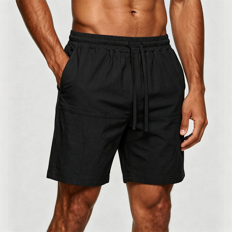 Short en lin d'été pour homme Européen et American Plus Tailles Short casual pour homme