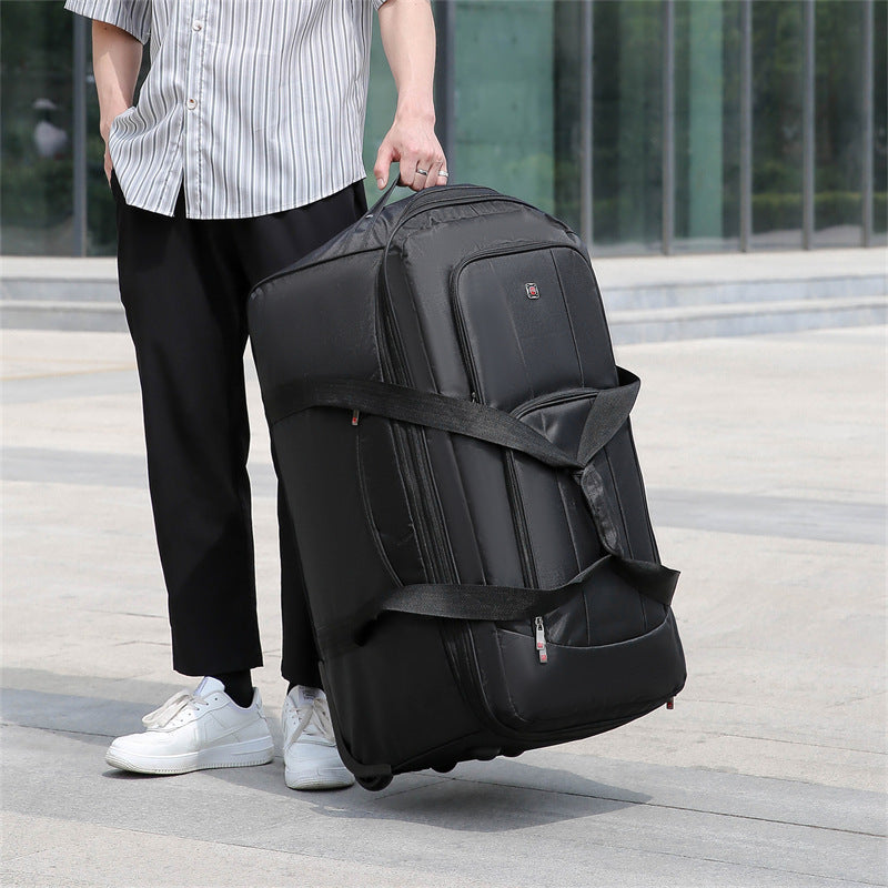 Femmes Travel Value Trolley Sacs à roulettes Oxford Waterproof Rolling Bagage Travel Ha