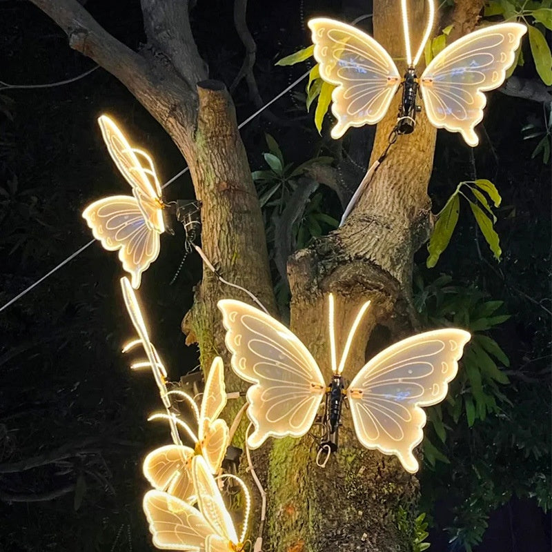 Simulation de papillon Insecte décoratif lumières Park Square Scenic Spot éclaircissant lumière-em