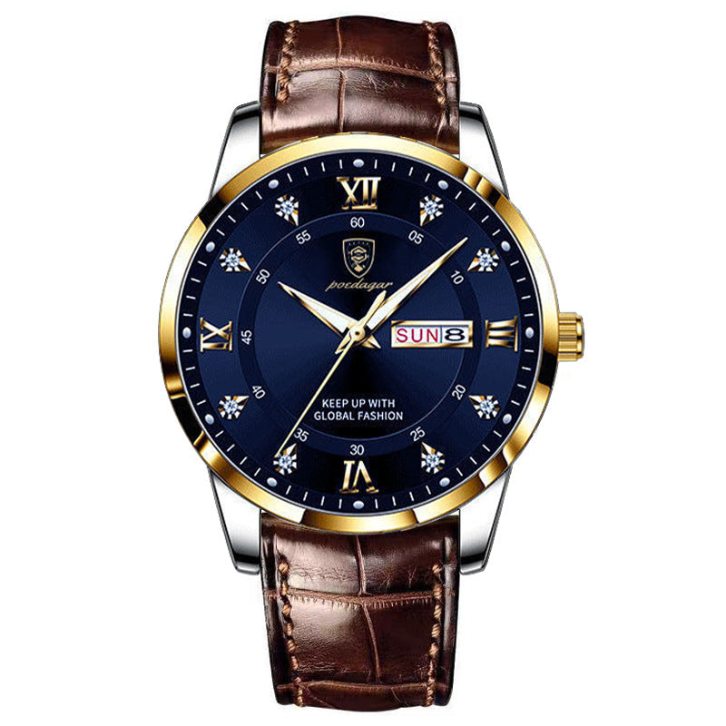 Montre Quartz ultra-mince pour hommes