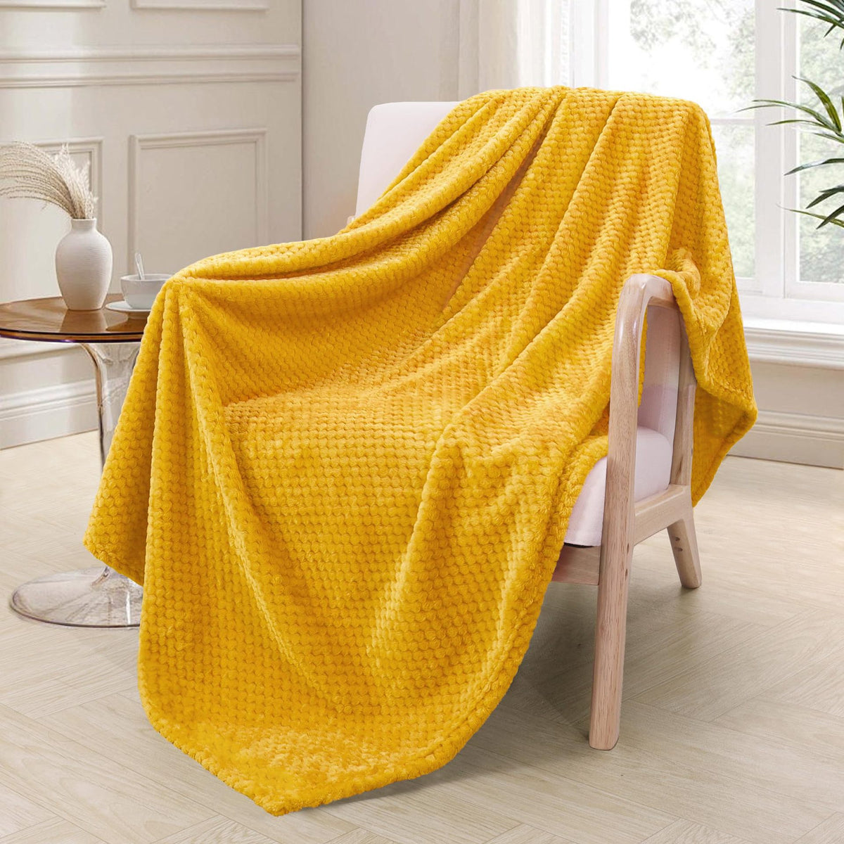Couverture en peluche douce et chaude pour canapé ou lit confortable et confortable