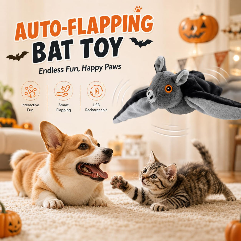 Jouet de chien de chauve-souris volant