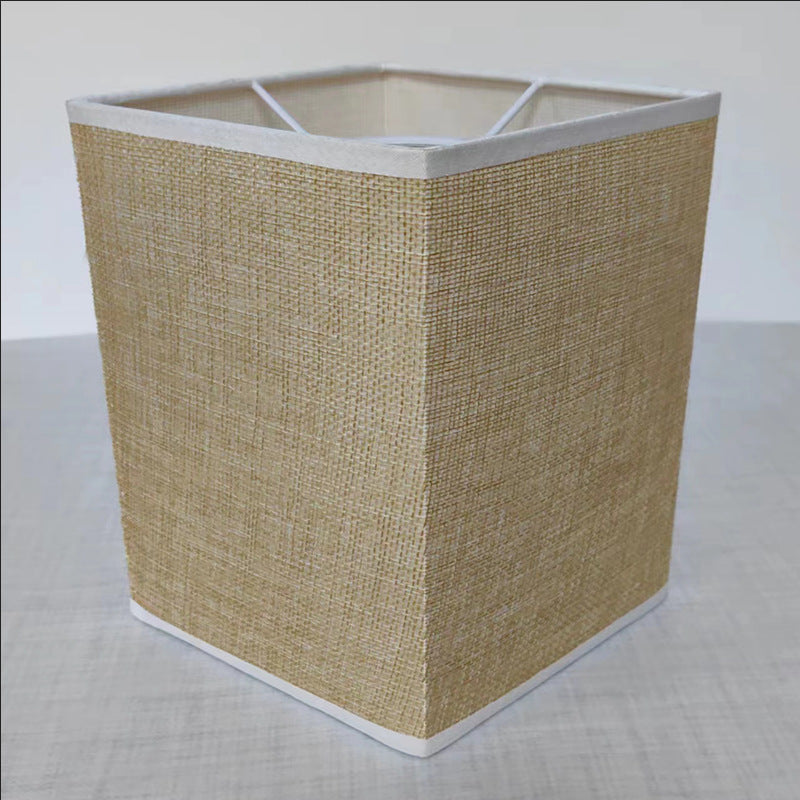 Luminaire de bureau en tissu carré simple