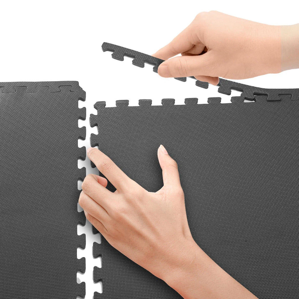 Puzzle Exercise Mat Mousse Gym EVA Mat Interlocking Tiles Sol de protection pour l'équipement de gym