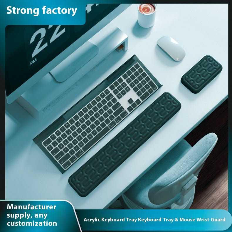 Clavier double face et tampon de souris avec mousse de mémoire épaisse